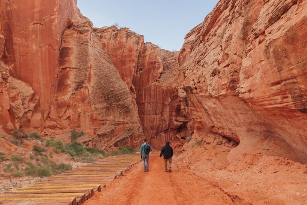 The stairs into Antelope Canyon X