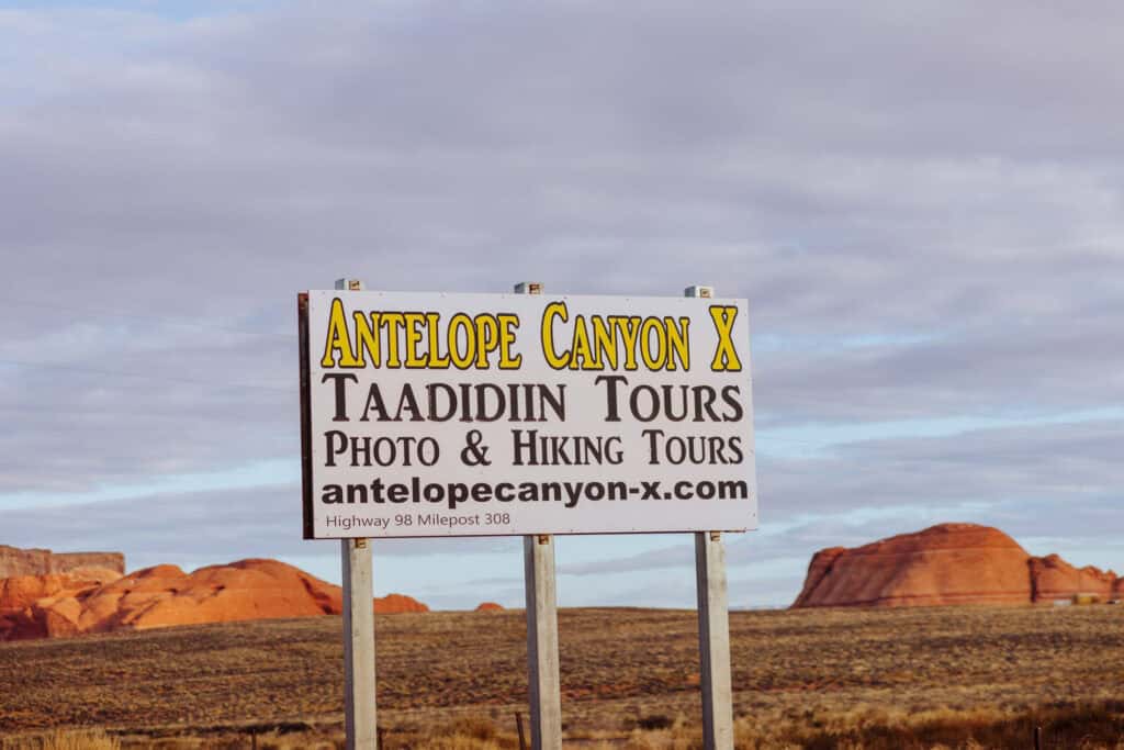 Entrance to Antelope Canyon X