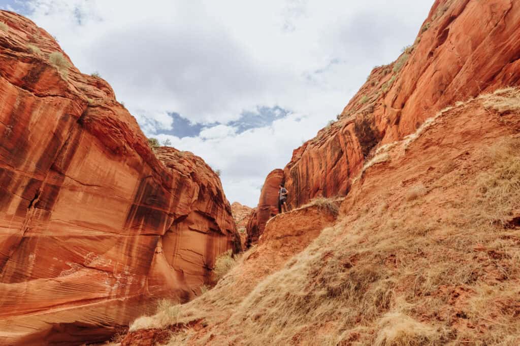 Jared Dillingham at Buckskin Gulch, an alternative to The Wave