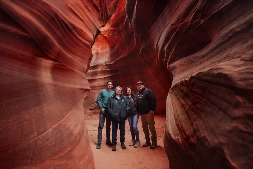 The Tsinigine family in Cardiac Canyon