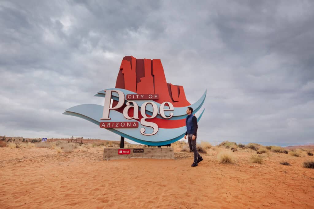 Jared Dillingham in the city of Page, AZ