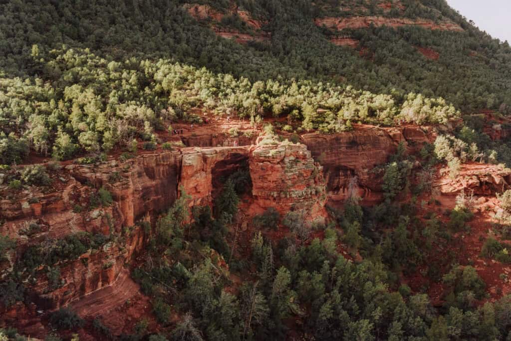 Devil's Bridge Sedona drone