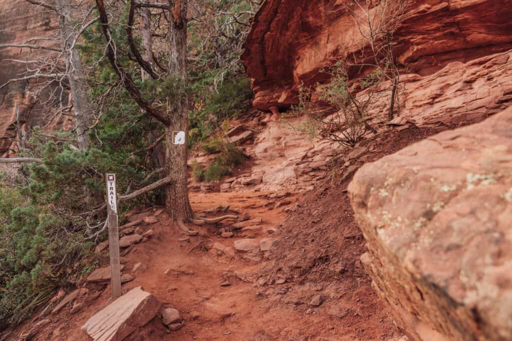 The trail to Devil's Bridge Sedona