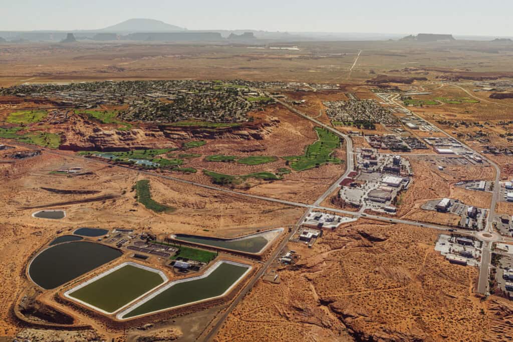 Aerial photo of Page, AZ