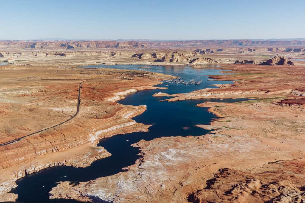 Lake Powell in Page, Arizona