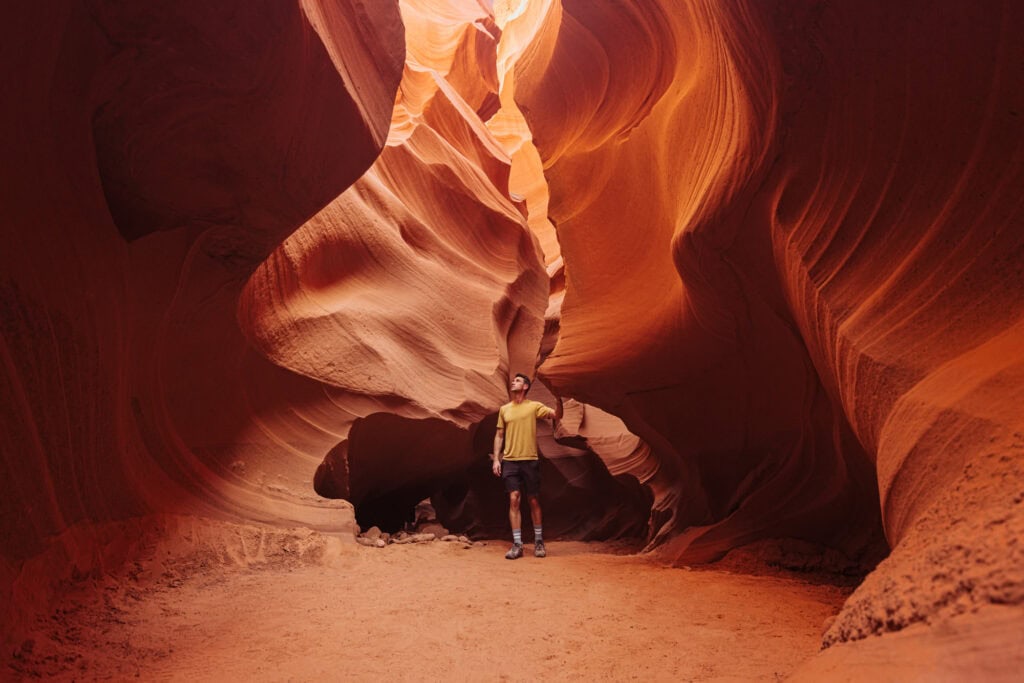 Jared Dillingham in Lower Antelope Canyon