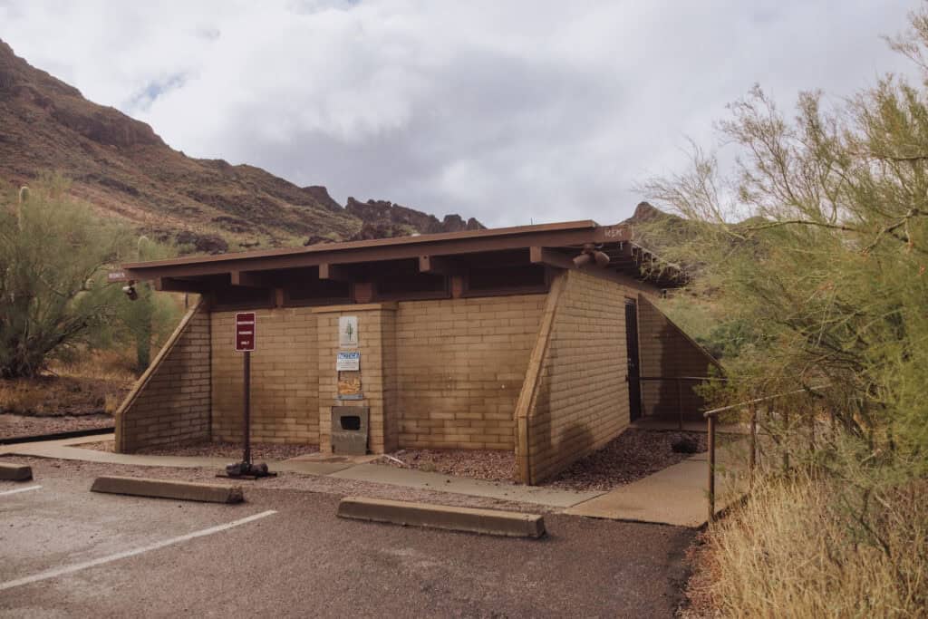 Bathrooms at Picacho Peak