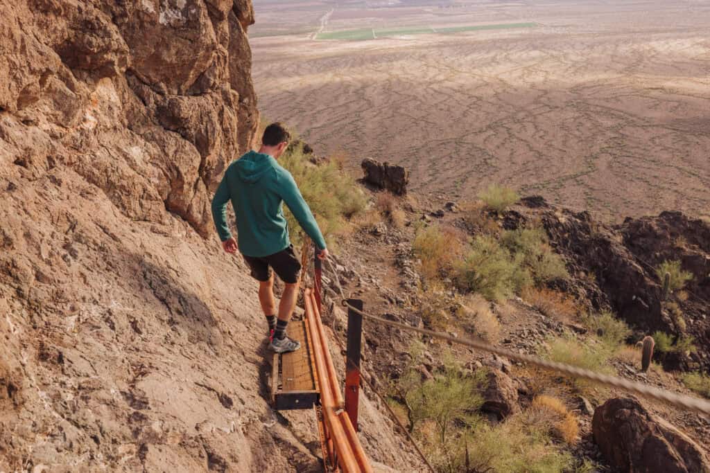 Jared Dillingham on the Picacho Peak hike