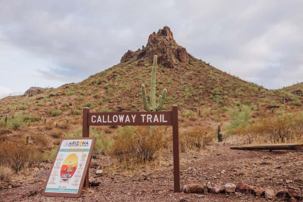 Calloway Trail at Picacho Peak