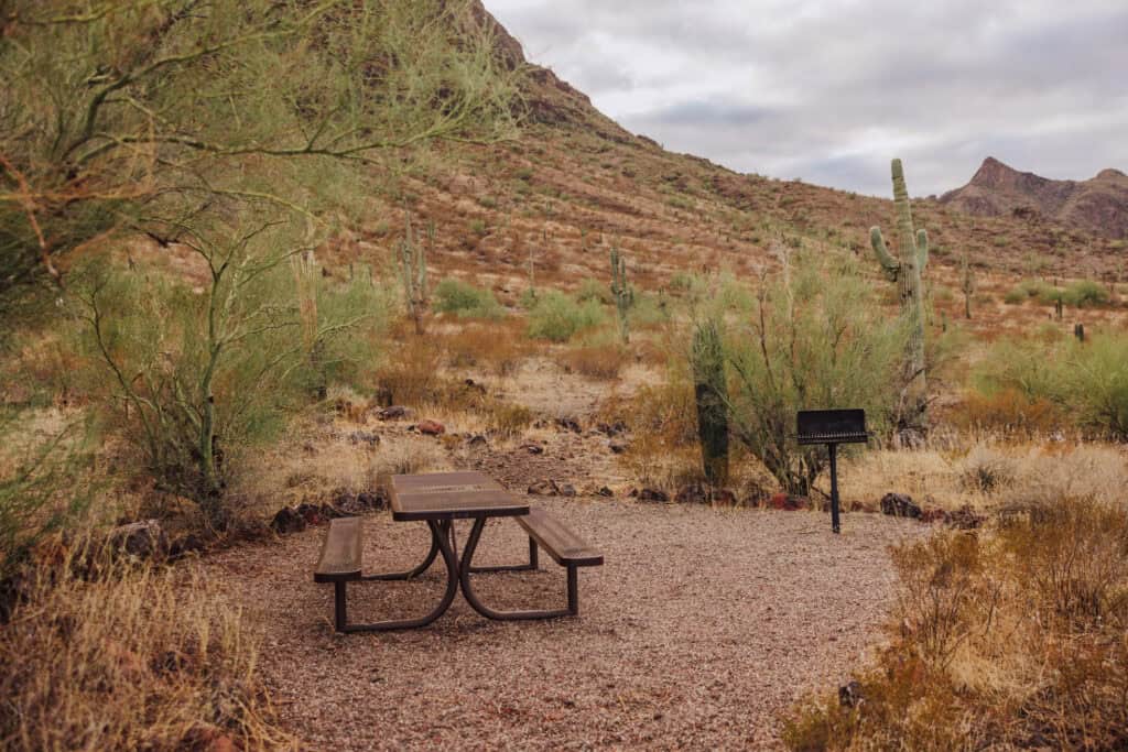 Camping at Picacho Peak