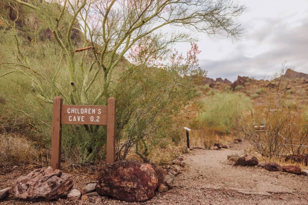 Childrens Cave at Picacho Peak