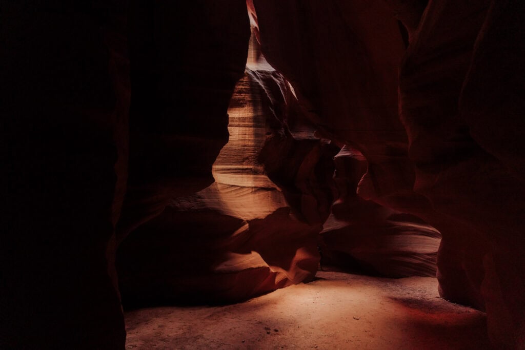 Inside Upper Antelope Canyon