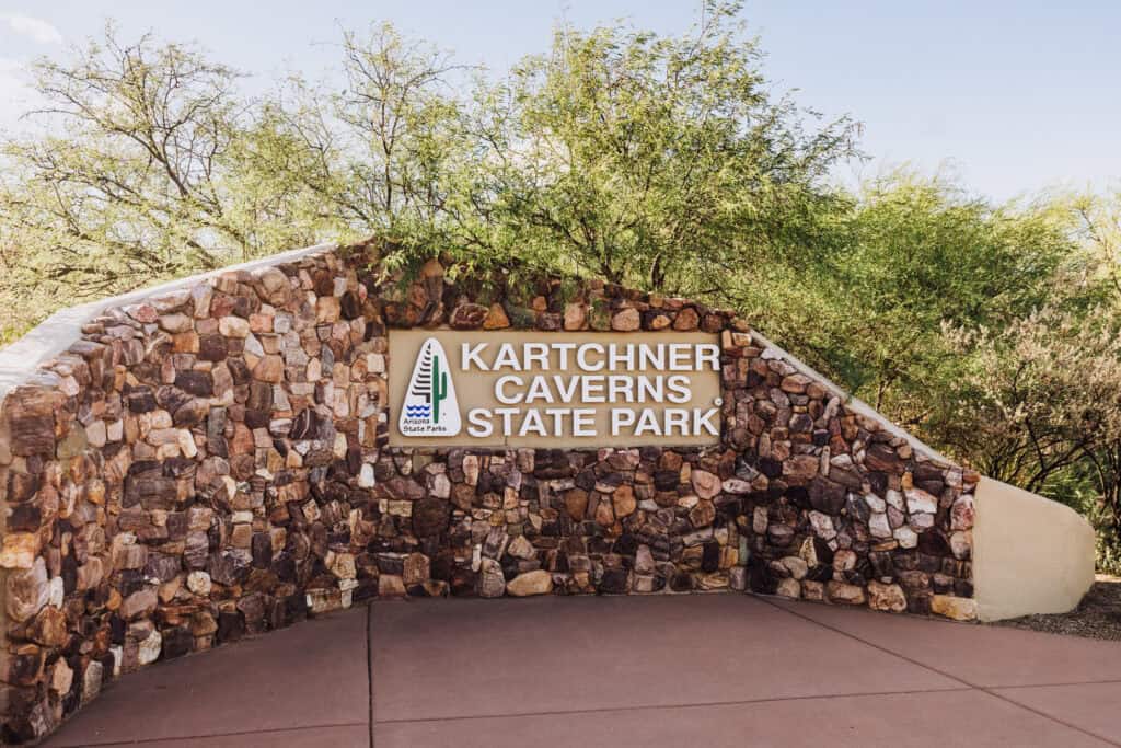 The entrance to Kartchner Caverns State Park