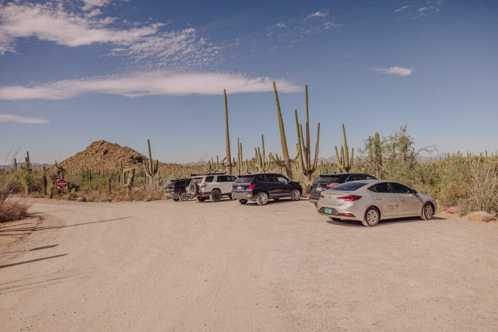 Visitor center in the west side of Saguaro NP