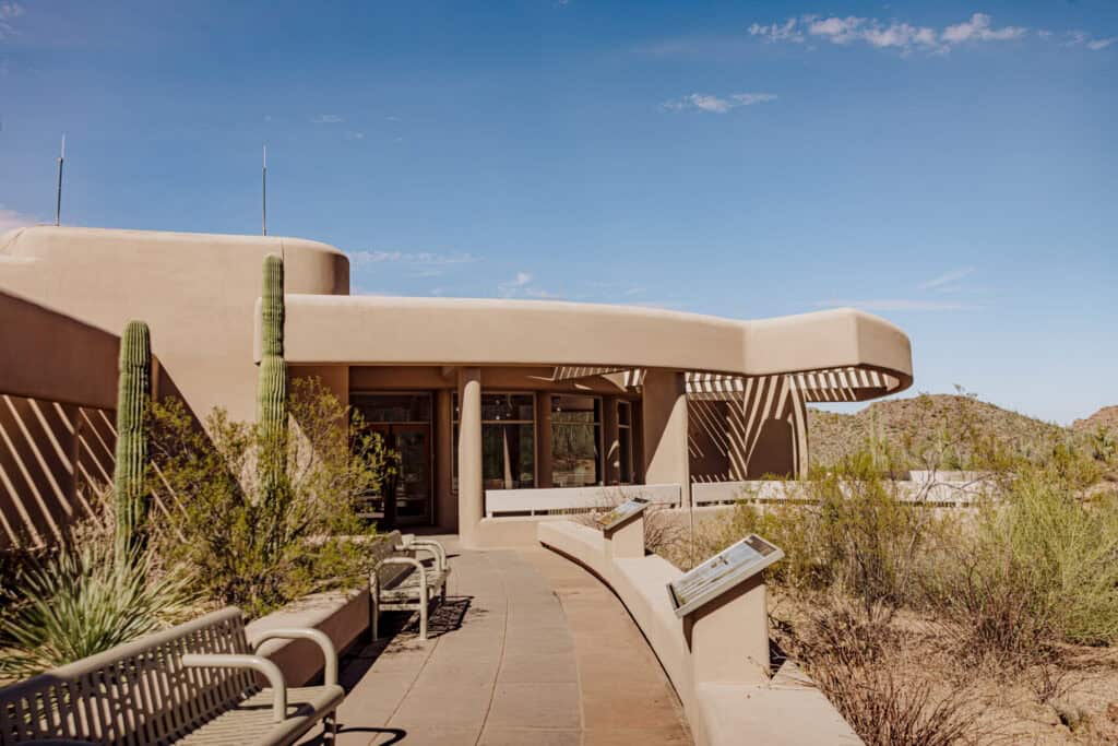 visitor center at Saguaro National Park