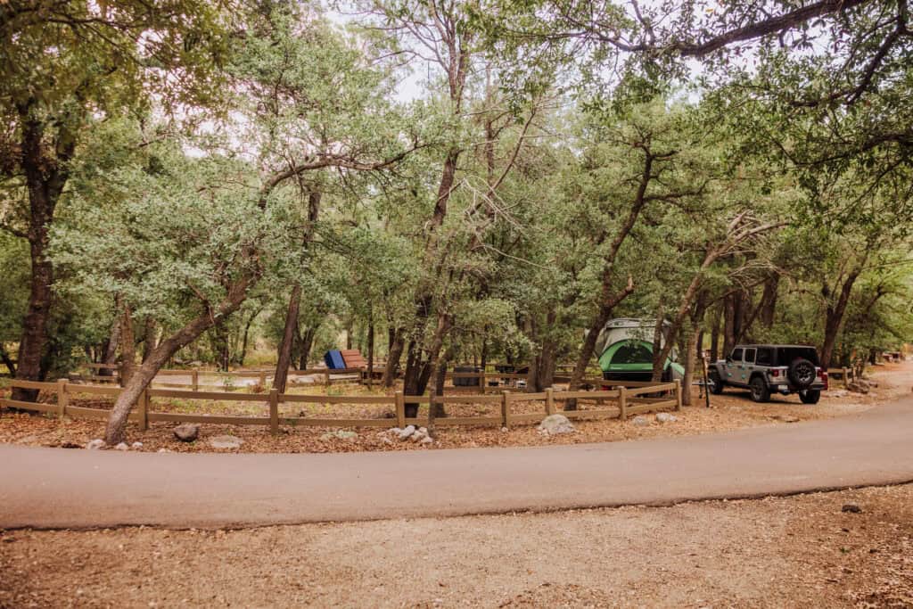 Camping at Chiricahua's Bonita Canyon