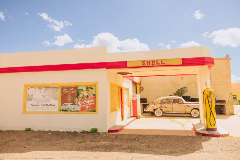 The Shell Gas Station on Erie Street in Lowell, AZ