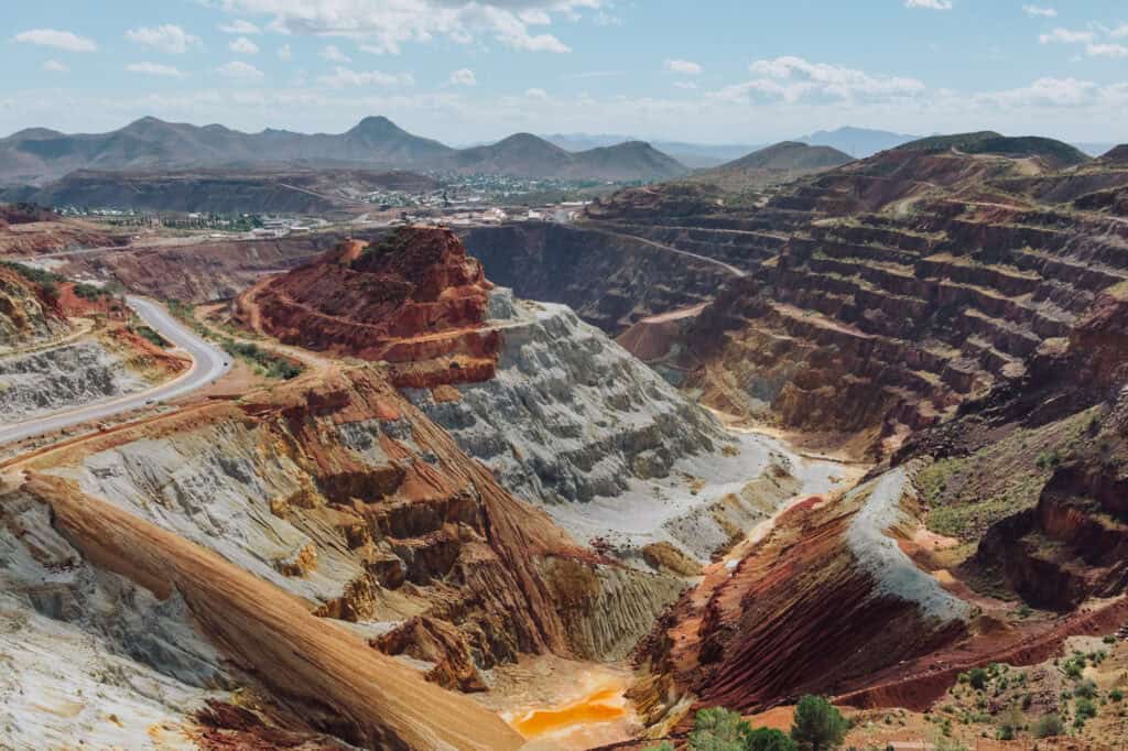 The Lavender Pit near Bisbee, AZ