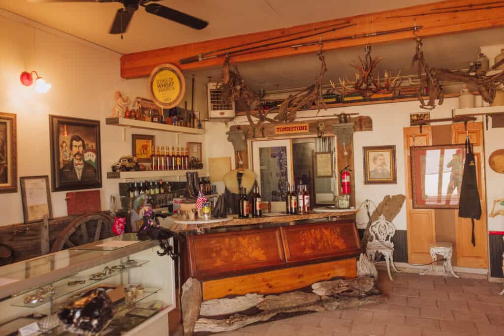 A leather shop in Tombstone