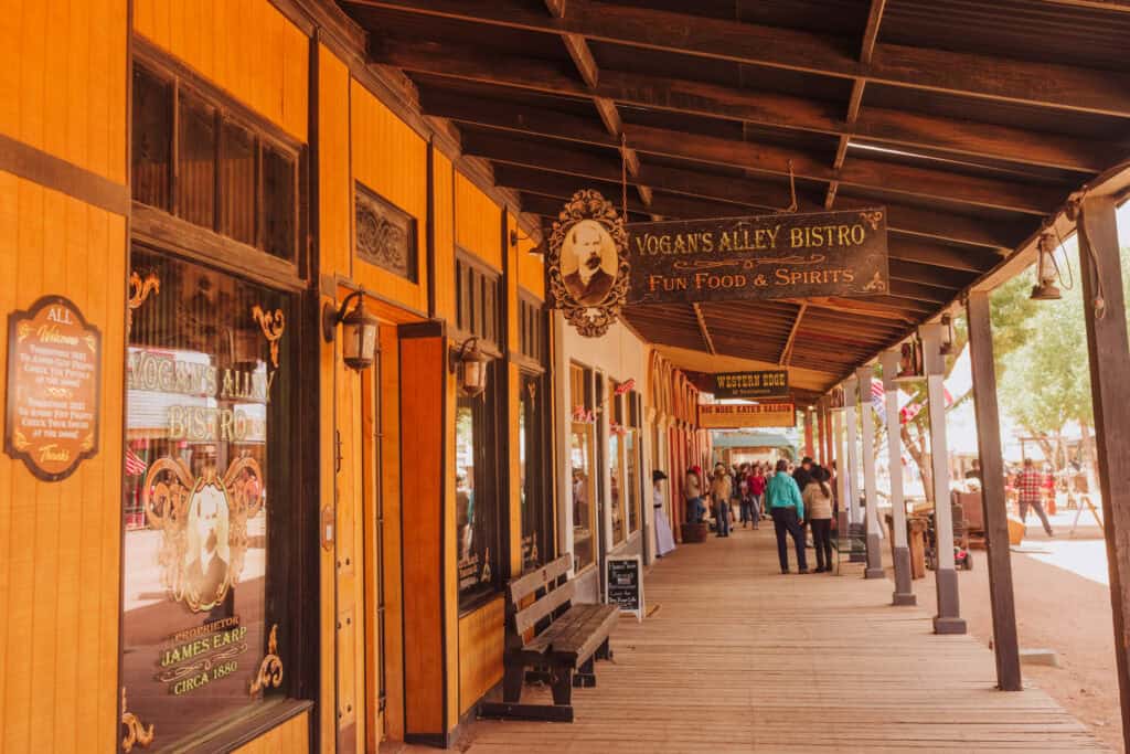 A look at the  Wild West shops on Allen Street in Tombstone