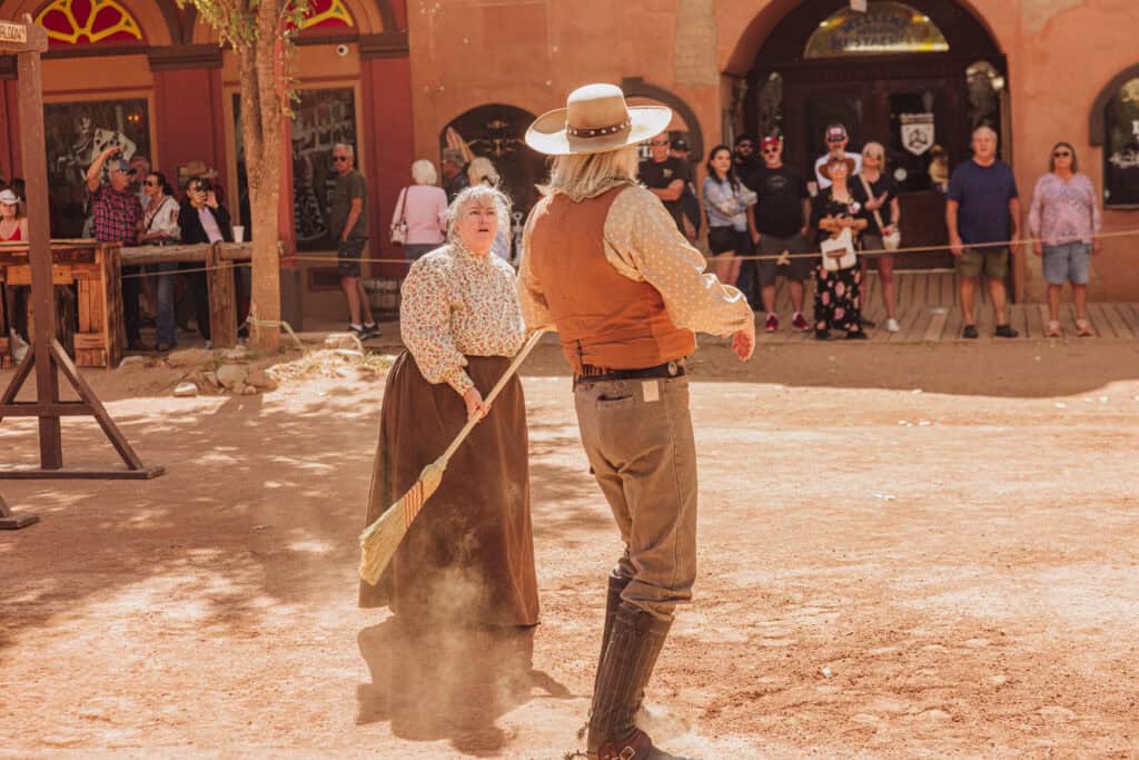 A Wild West show in Tombstone