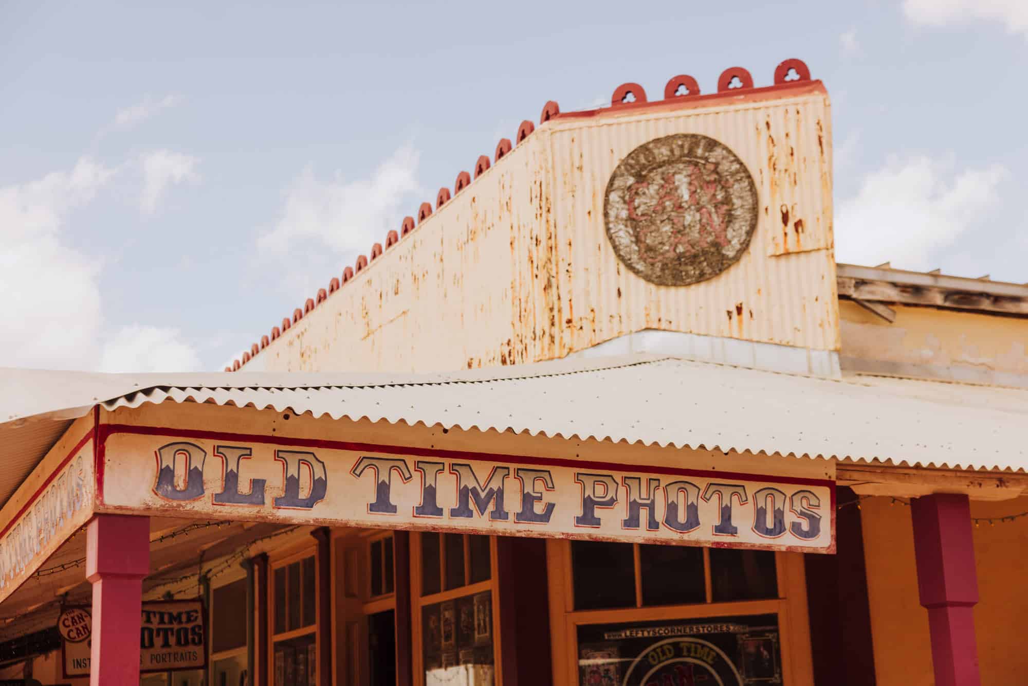 Old Time photo booth in Tombstone