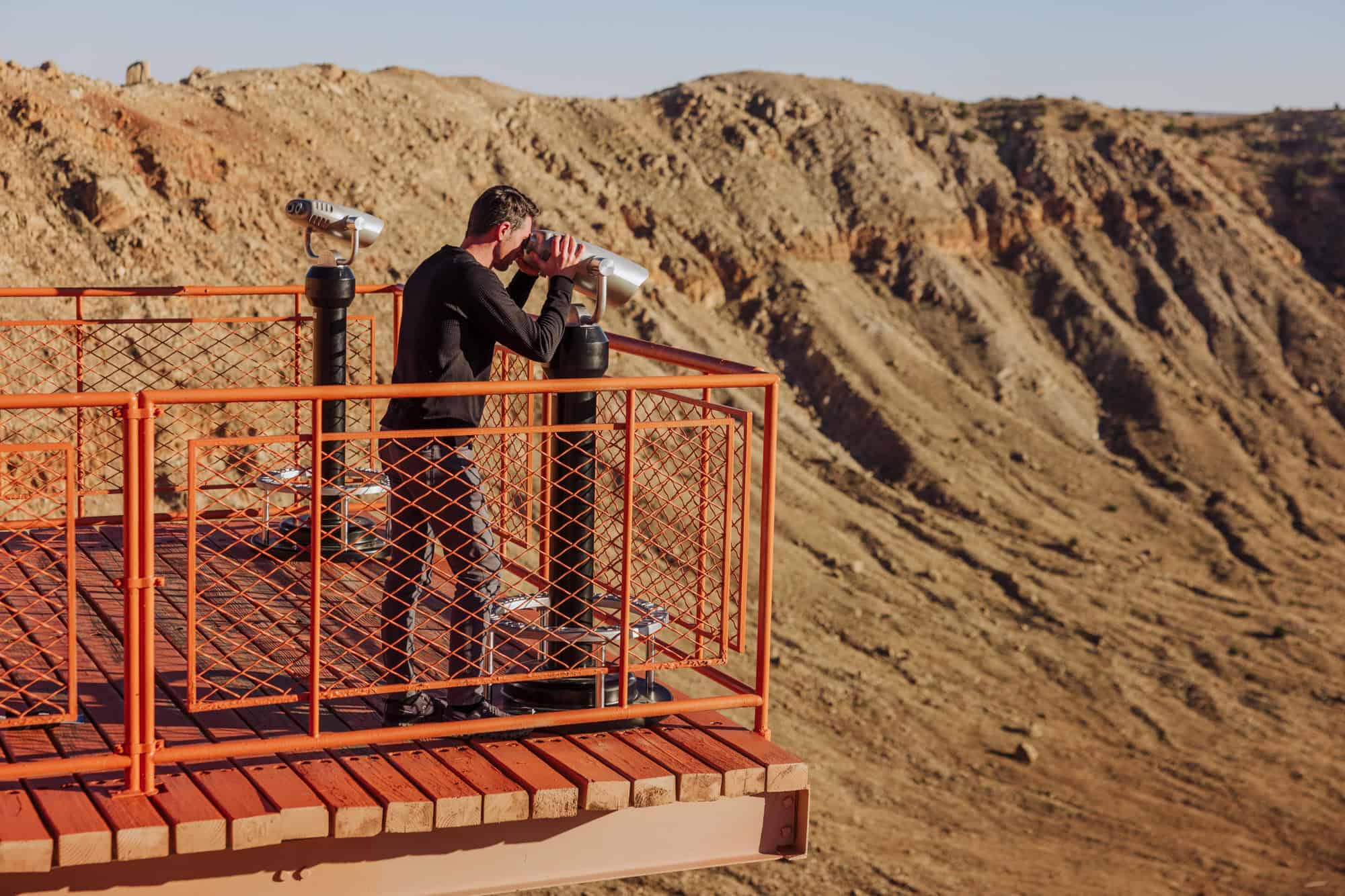 Jared Dillingham at one of the meteor viewpoints