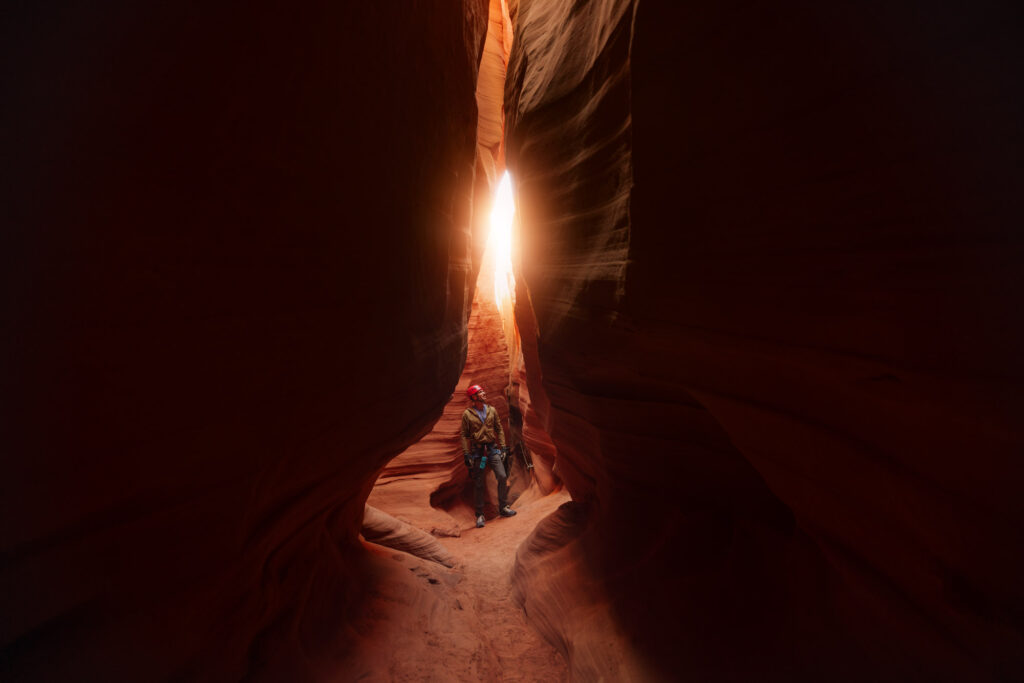 Jared Dillingham inside Antelope Canyon