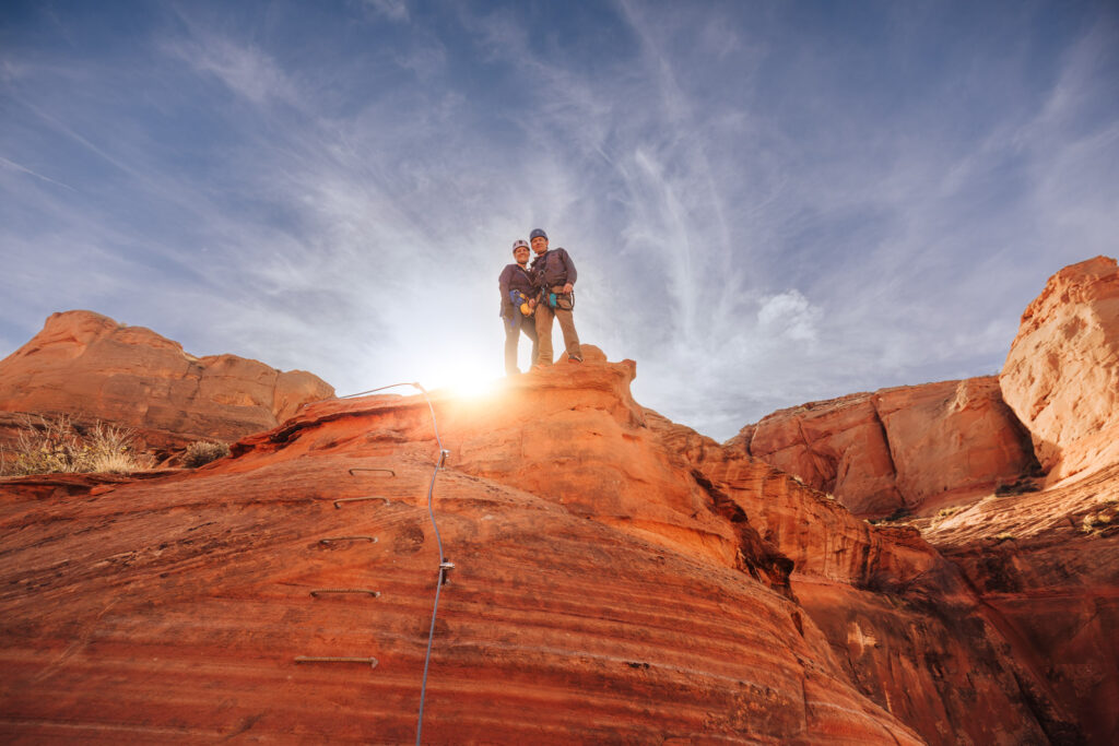 Theo and Nicole Martin at Antelope Ridge Adventure Park