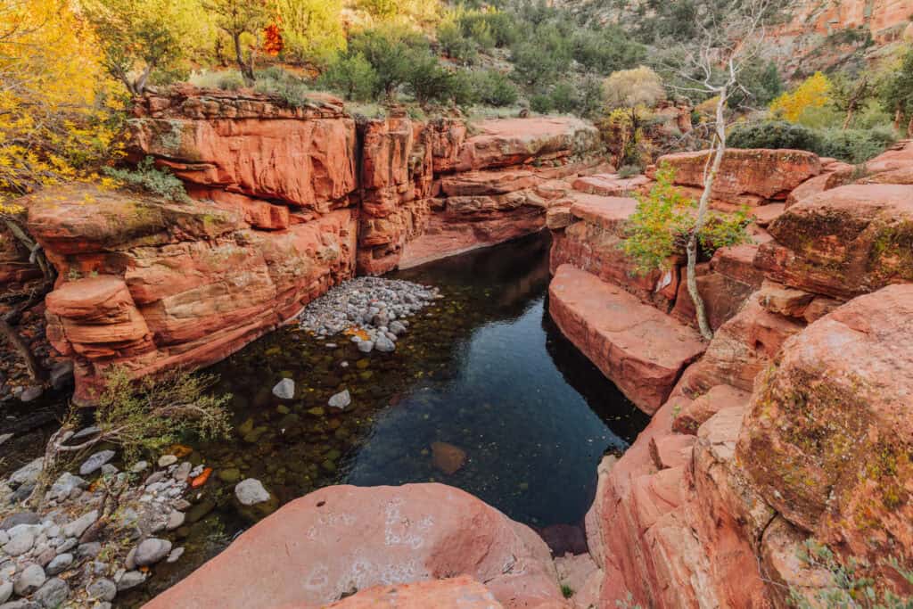 The crack at Wet Beaver Creek near Sedona, AZ