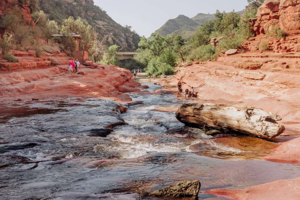 Slide Rock is one of the best swimming holes in Sedona, AZ