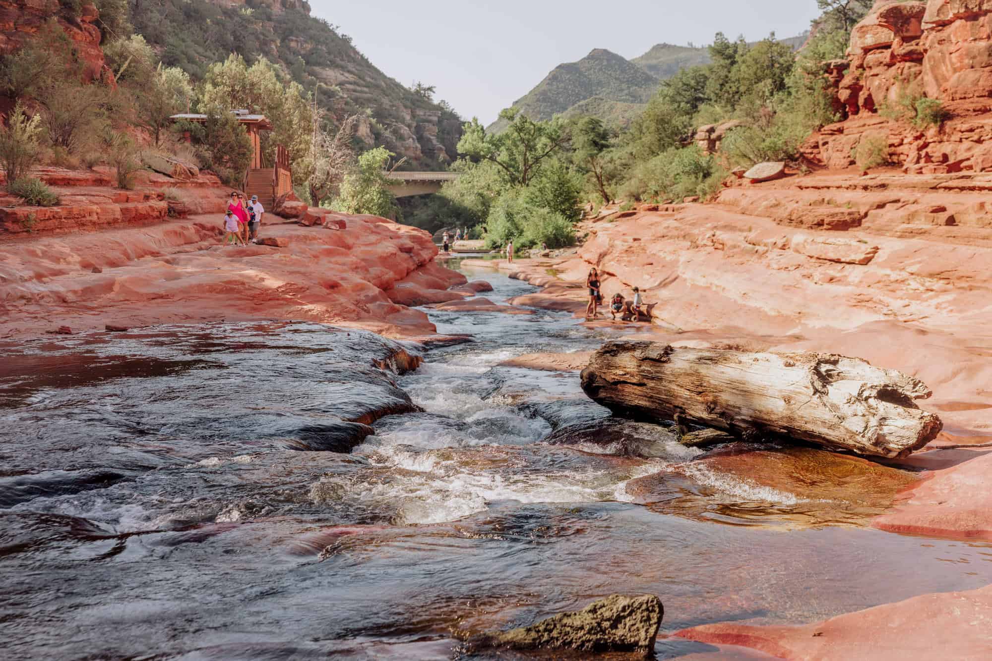 Slide Rock is one of the best swimming holes in Sedona, AZ