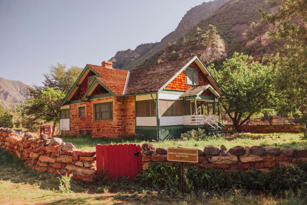 The original estate at Slide Rock
