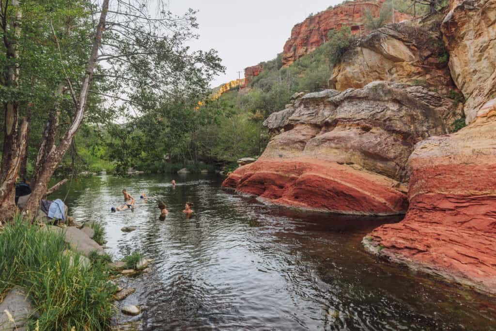 Halfway Picnic, a favorite Sedona swimming hole